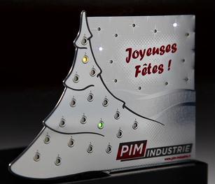 PLV lumineuse - Sapin PIM Industrie