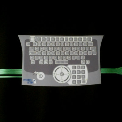 clavier à membranes plat