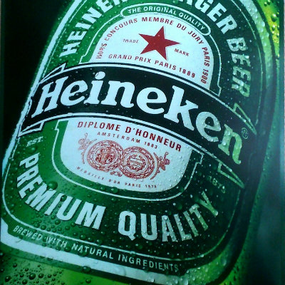 PLV tableau heineken