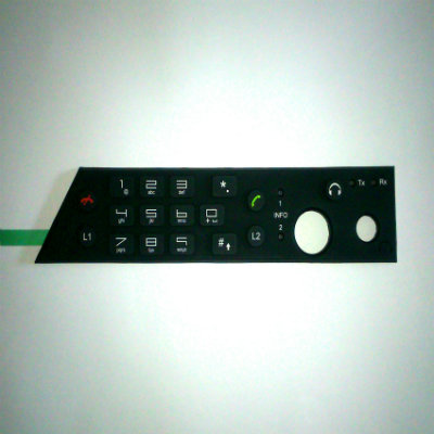 clavier à membrane élastomère
