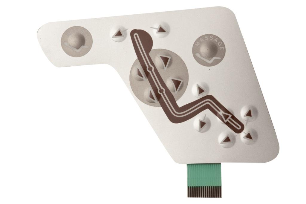 clavier à membranes gaufrage